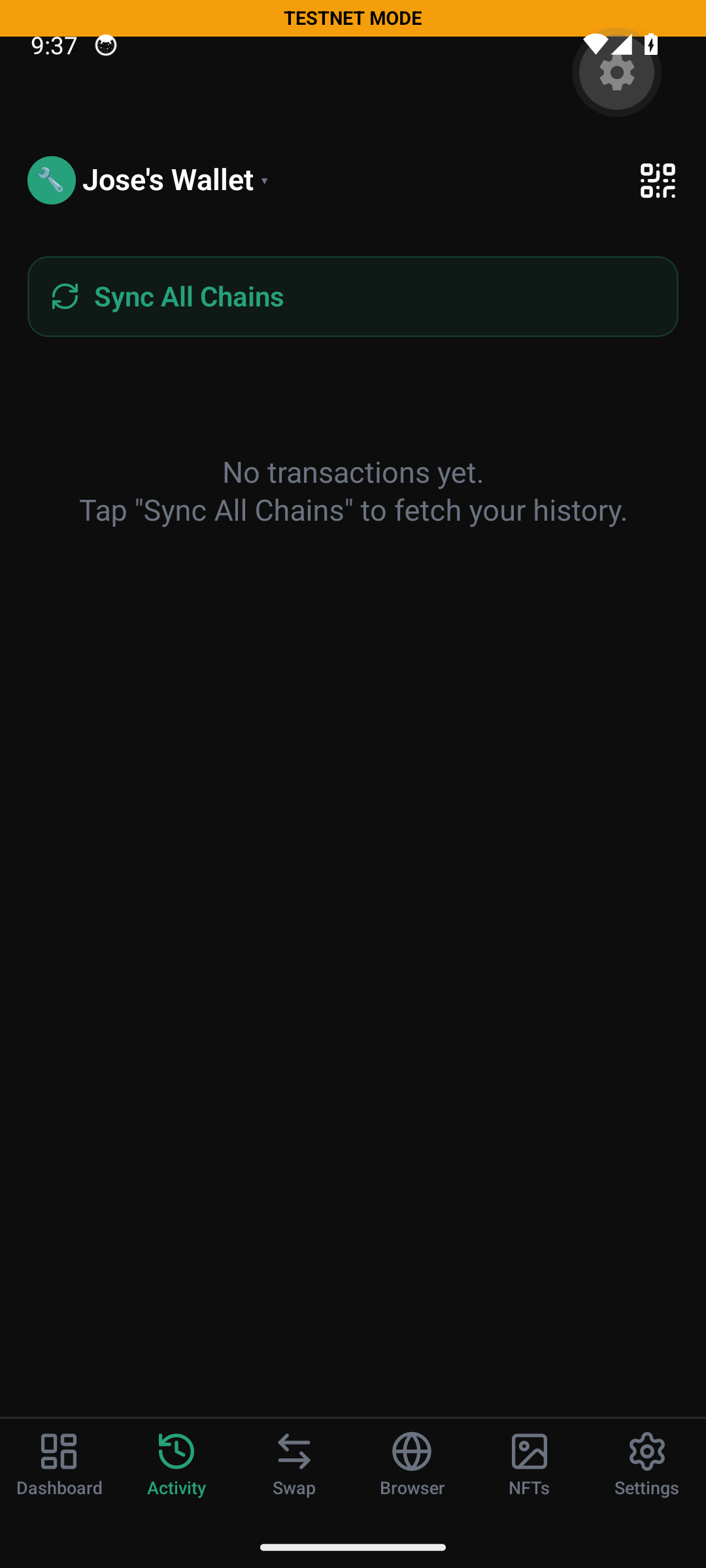 Activity feed